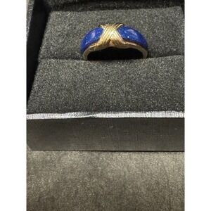 Vintage Avon Lapis Blue Relfections Ring Size 8.75